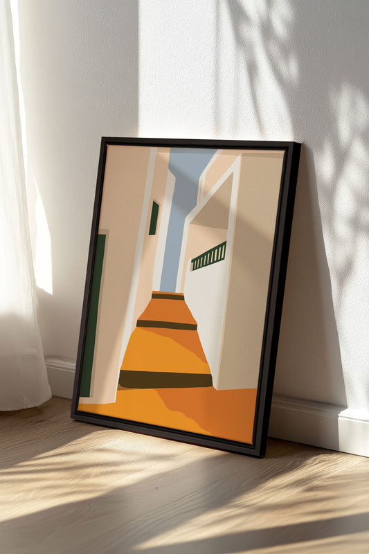 PASSAGE, Werk auf gespannter Leinwand