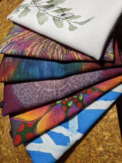 Zippered Cotton Canvas Pencil case | Kaleidoscope