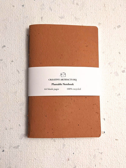 Large | Set of 3 | Plantable Cotton Notebooks