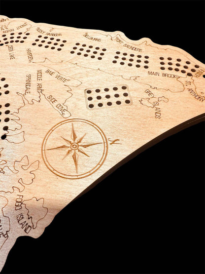 Newfoundland Cribbage Board