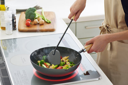 Yoshikawa Cook-Pal REN 20cm Nitrided Carbon Steel Deep Fry Pan