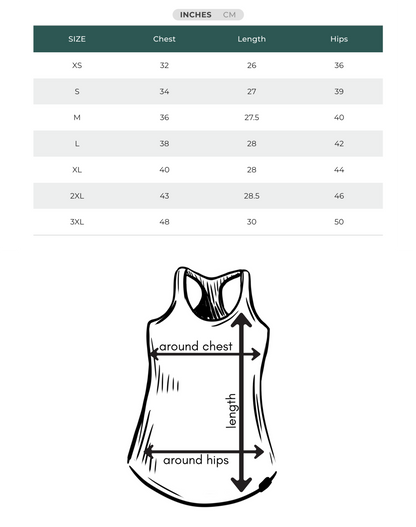 SEAS THE DAY - Women's Racerback Eco Tank Top - Heather Charcoal