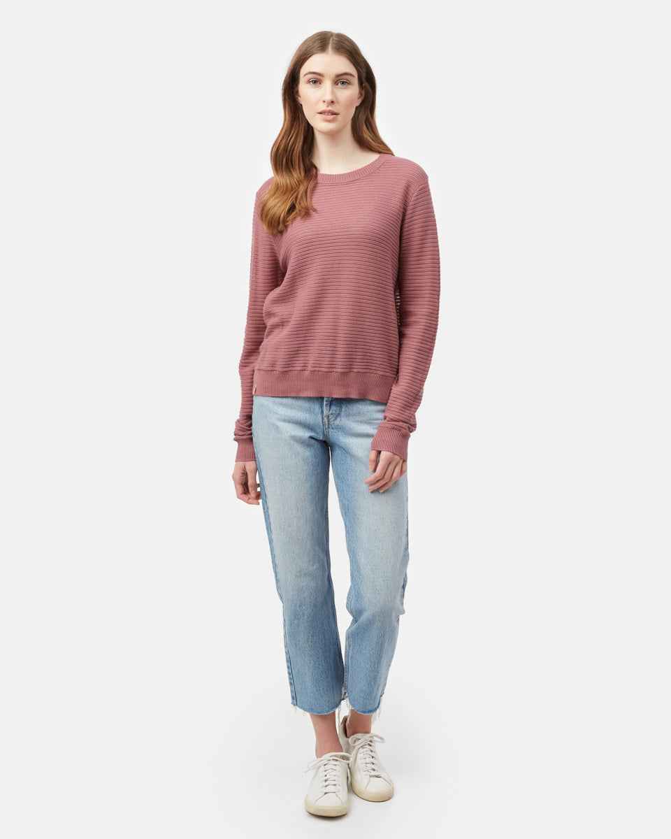 Highline Cotton Rib Crew Sweater