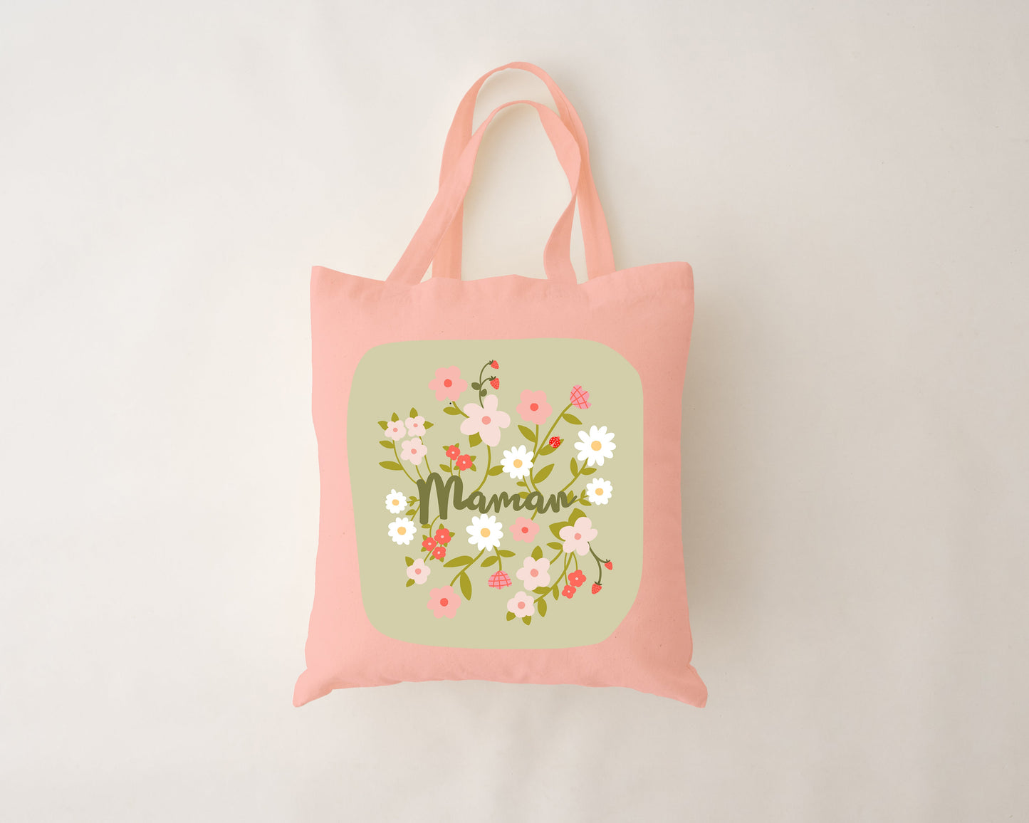Pinke Einkaufstasche – Mama Bloom