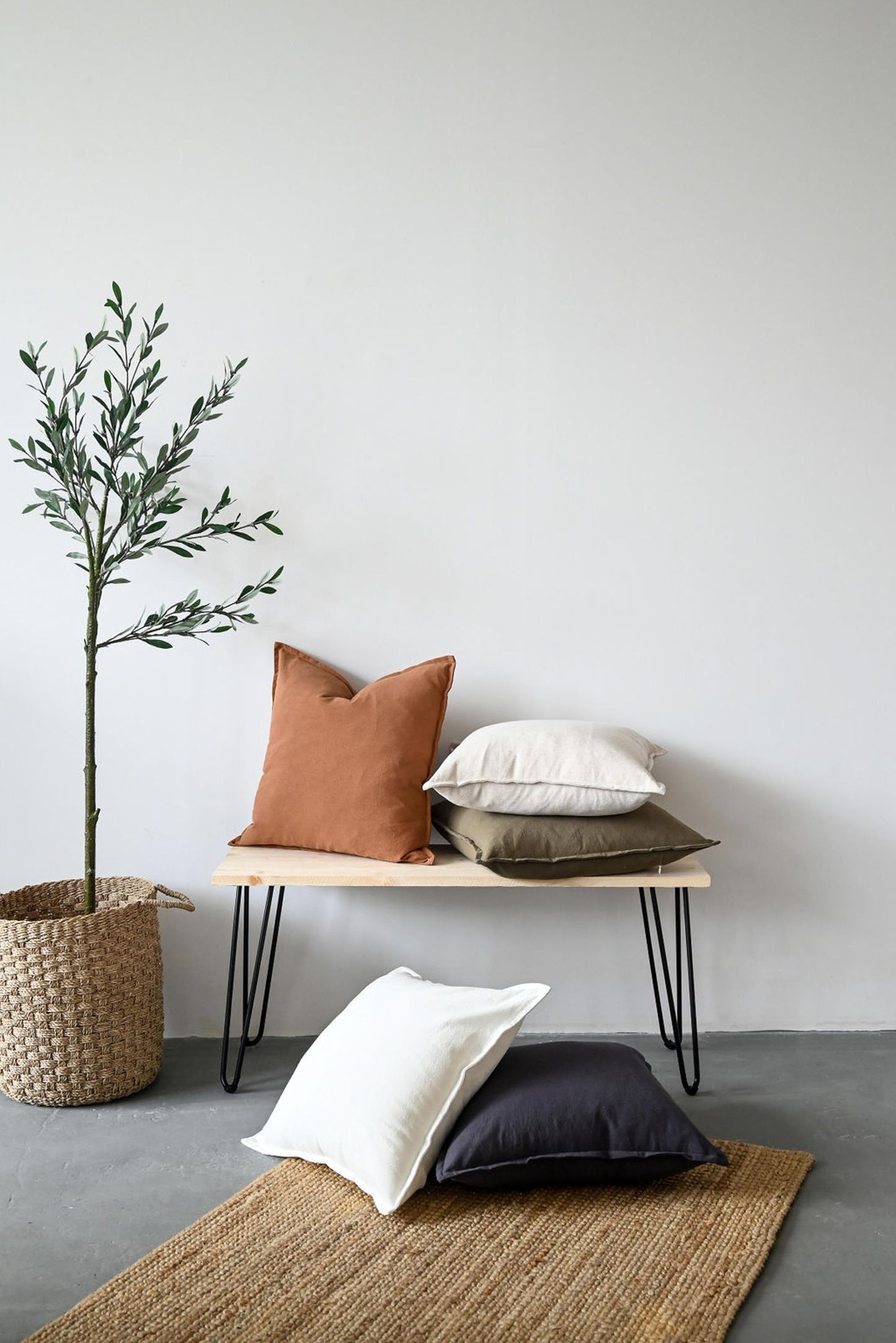COTTON/ LINEN - NAVY