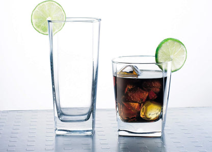 Luminarc 16 Piece Sterling Tumbler Set