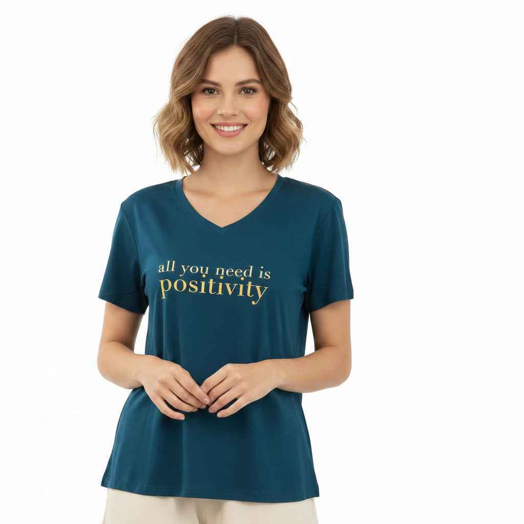 T-shirt avec message