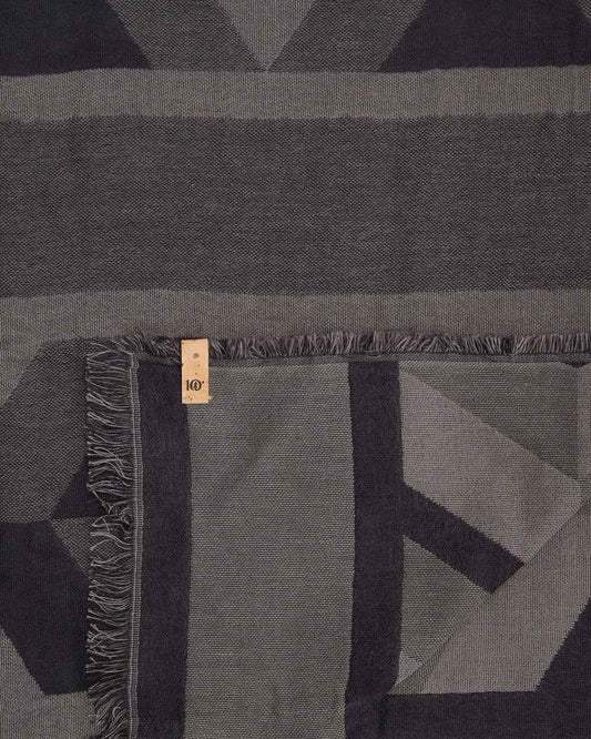 Cotton Geo Blanket Scarf