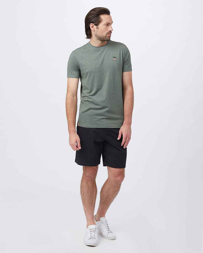 Palm Sunset Embroidery T-Shirt
