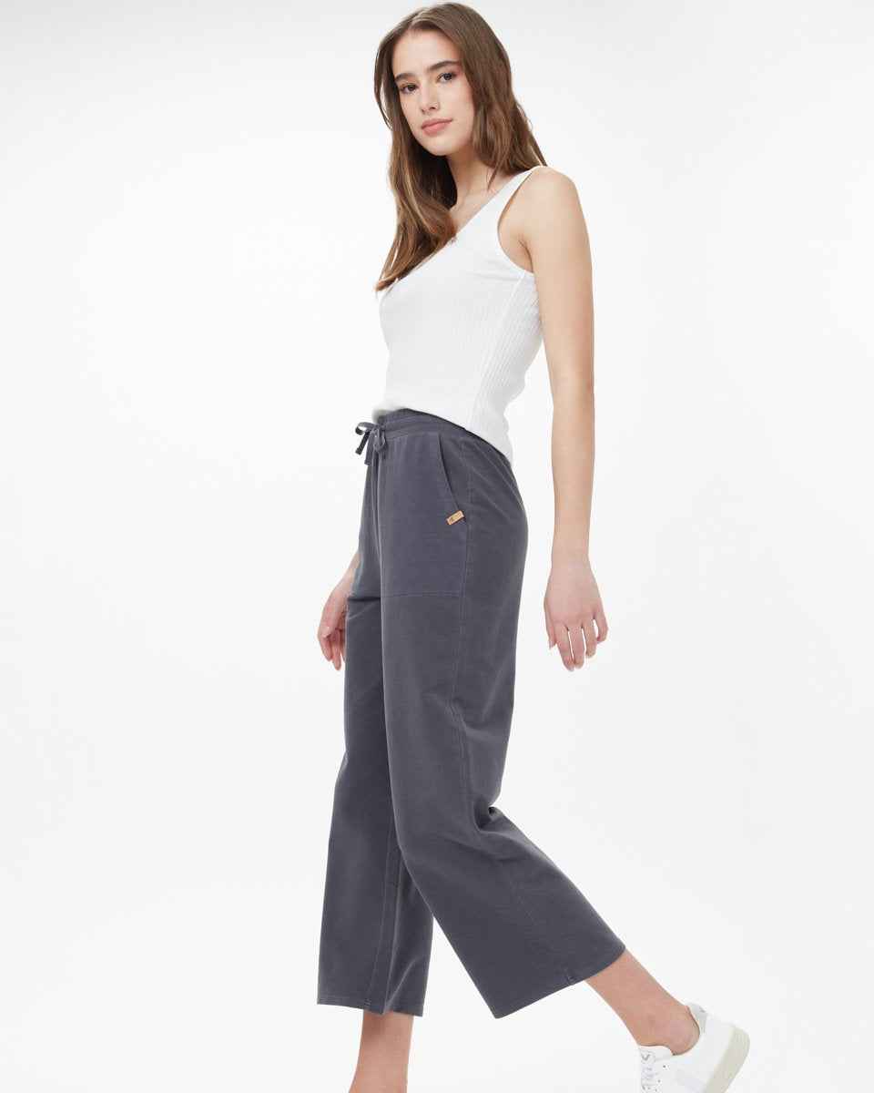 French Terry Wide Leg Sweatpant