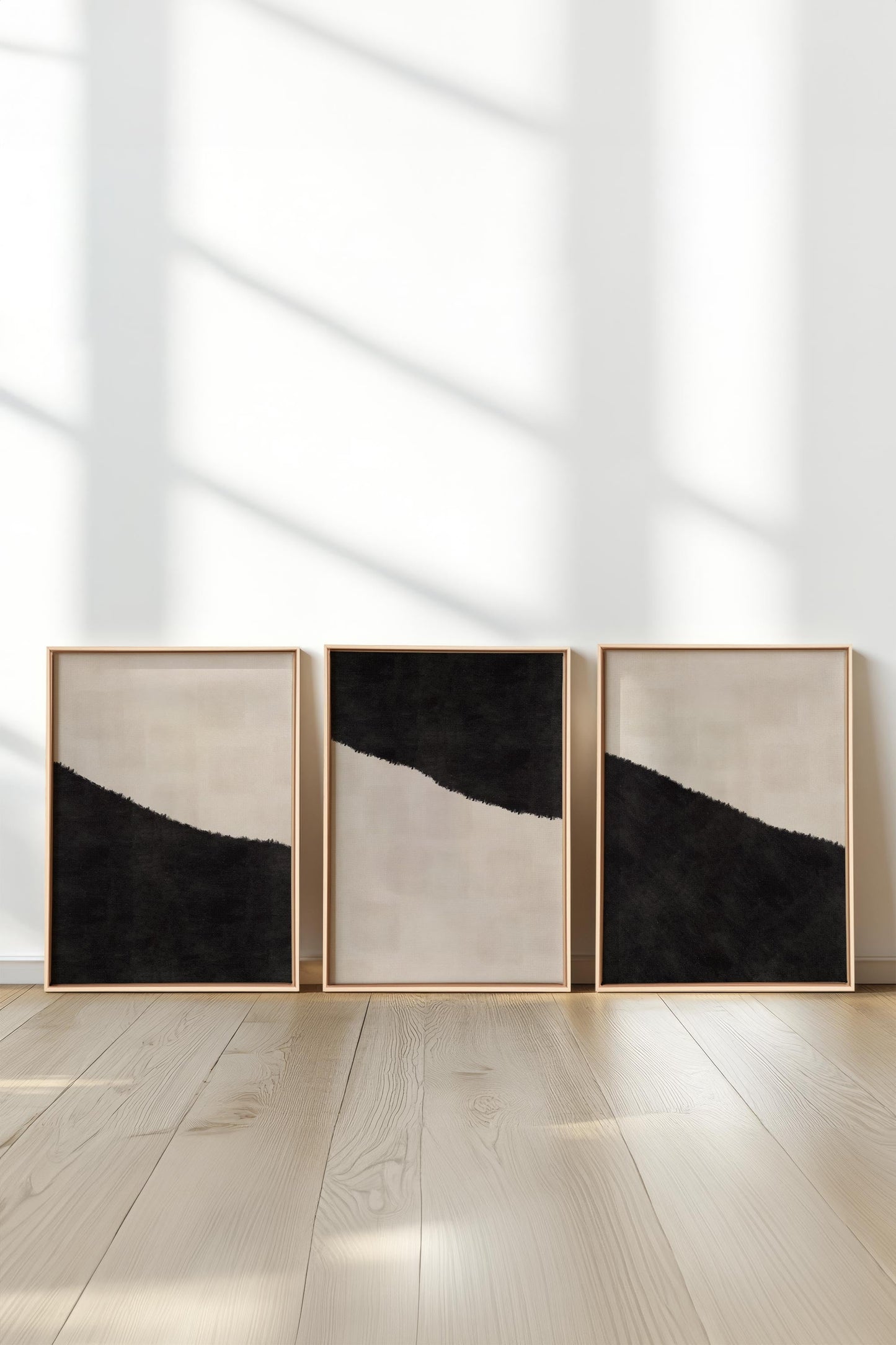 LUXE TRIO (3 Werke auf gespannter Leinwand)