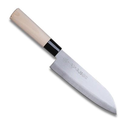 Tsubazo - Santokumesser 170 mm - Klinge aus Edelstahl | Hergestellt in Japan
