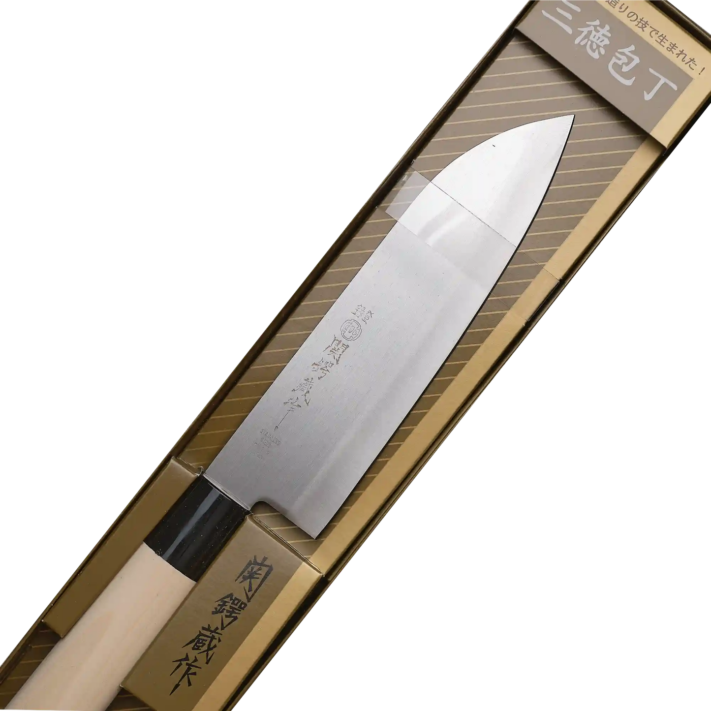 Tsubazo - Santokumesser 170 mm - Klinge aus Edelstahl | Hergestellt in Japan
