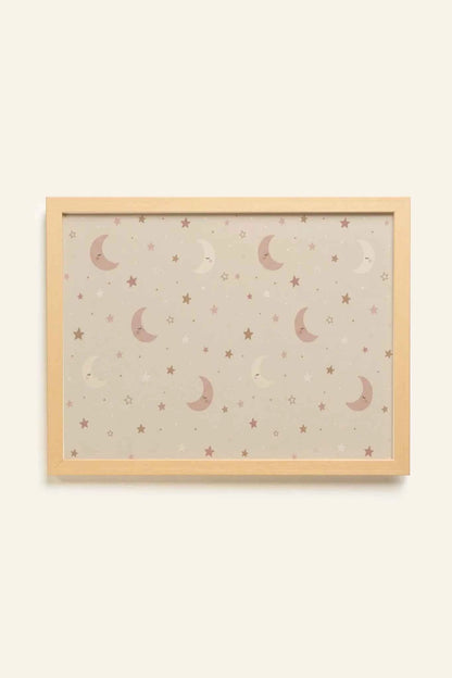 TINY STARS, Oeuvre sur toile rigide, encadré Naturel Clair (collective)