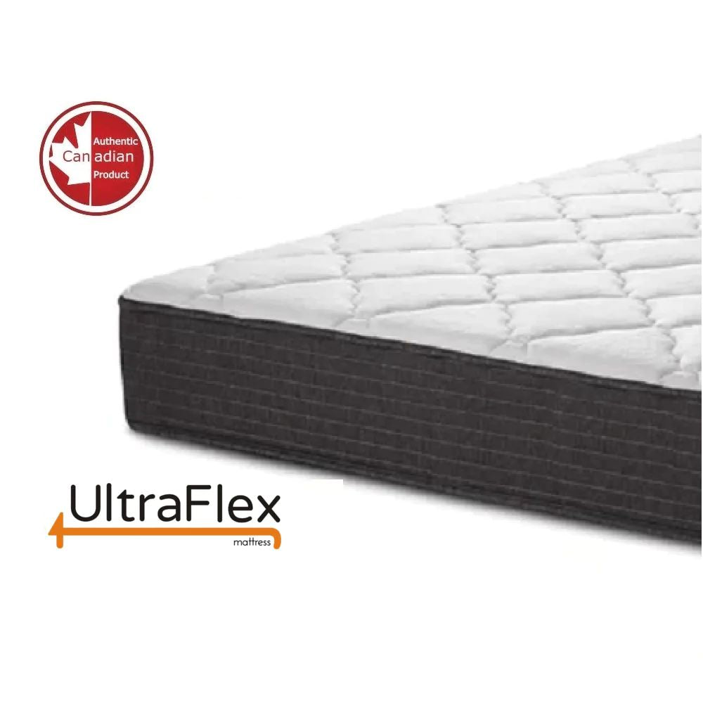 UltraFlex® INSPIRE PLUS Matratzen- und Boxspring-Set Orthopädische Luxus-Gel-Memoryschaum-Matratze, Optimaler Komfort, Atmungsaktiv, Umweltfreundlich (Hergestellt in Kanada)