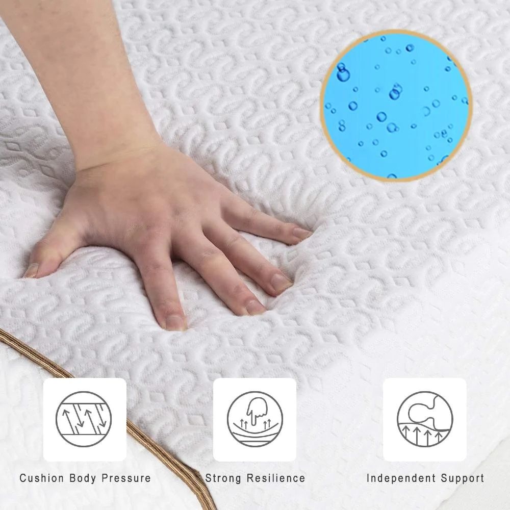 UltraFlex® INFINITY Orthopedic Spinal Care, Premium Soy Foam, Eco-friendly Mattress with Waterproof Mattress Protector (Made in Canada)