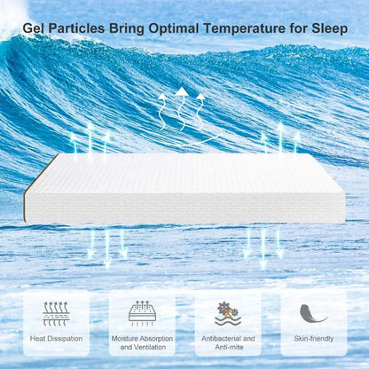 UltraFlex® LEISURE Mattress and BoxSpring Set Orthopedic, Smart Gel Memory Foam, Eco-friendly Mattress (Made in Canada)