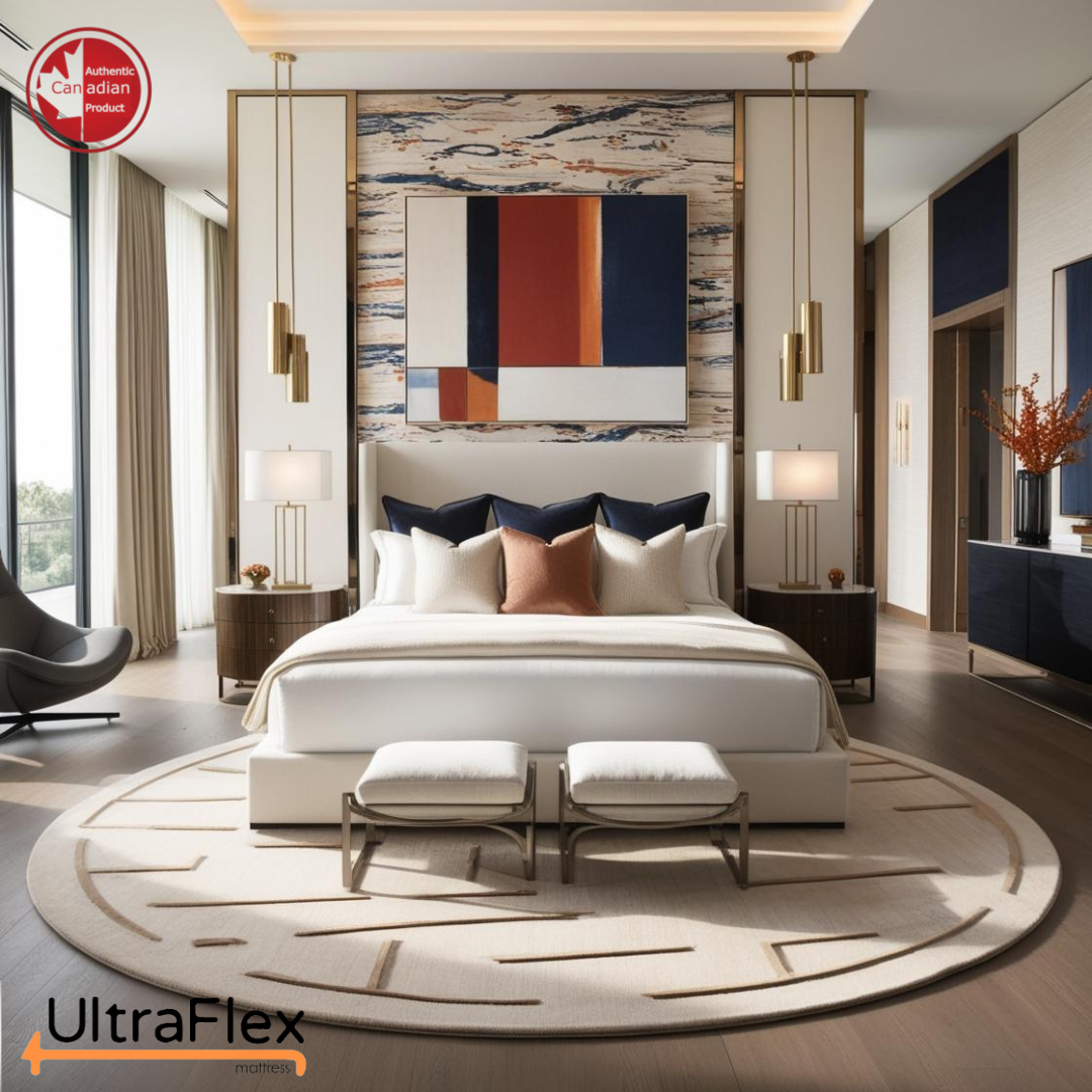 UltraFlex® DESIRE Matratzen- und Boxspring-Set – orthopädische Federkernmatratze mit Premium-Schaumstoffumhüllung, umweltfreundliche Hybridmatratze (Hergestellt in Kanada)