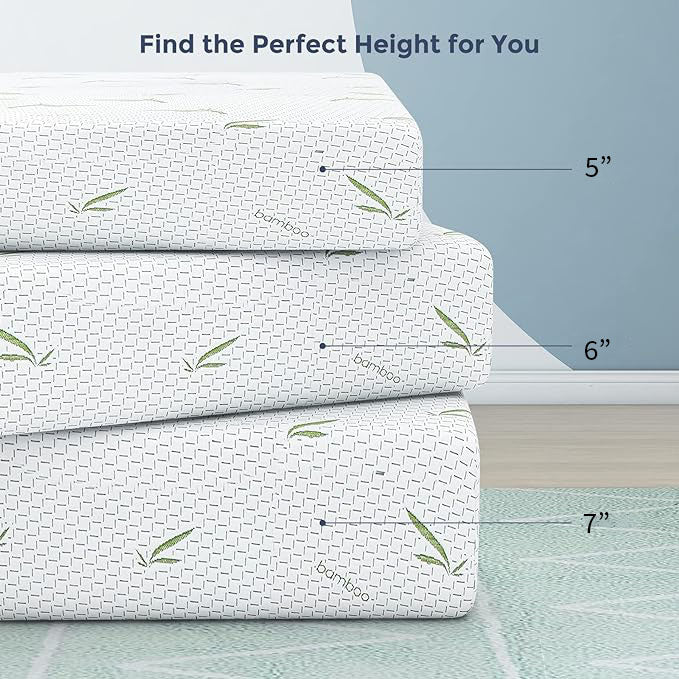 UltraFlex® EasySleep Mattress and BoxSpring Set - Canadian-Made Medium Firm Gel Infused Reversible Comfort With Pressure Relief, Cooling Technology, Bamboo Cover, CertiPUR-US® Certified Foam Eco-Friendly Mattress (Made in Canada)