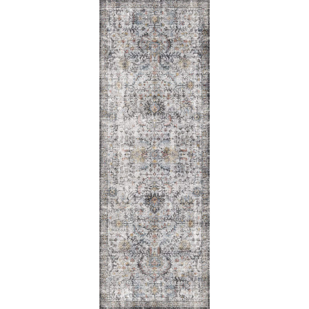 Hialeah Silber Pastellblauer Teppich
