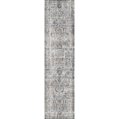 Hialeah Silber Pastellblauer Teppich
