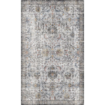 Hialeah Silber Pastellblauer Teppich