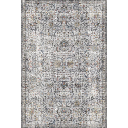 Hialeah Silber Pastellblauer Teppich