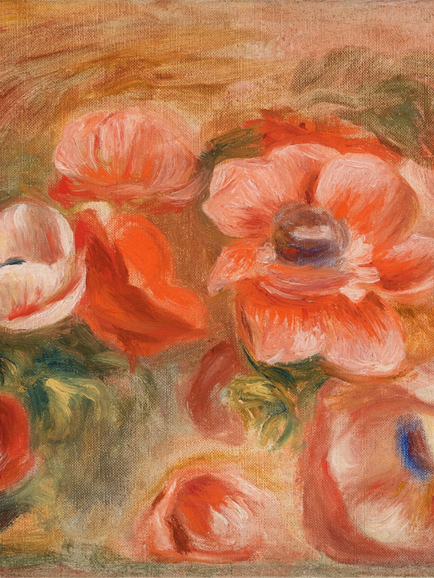 BLÜTENBLÄTTER-VELOURS-2, VINTAGE-RAHMEN