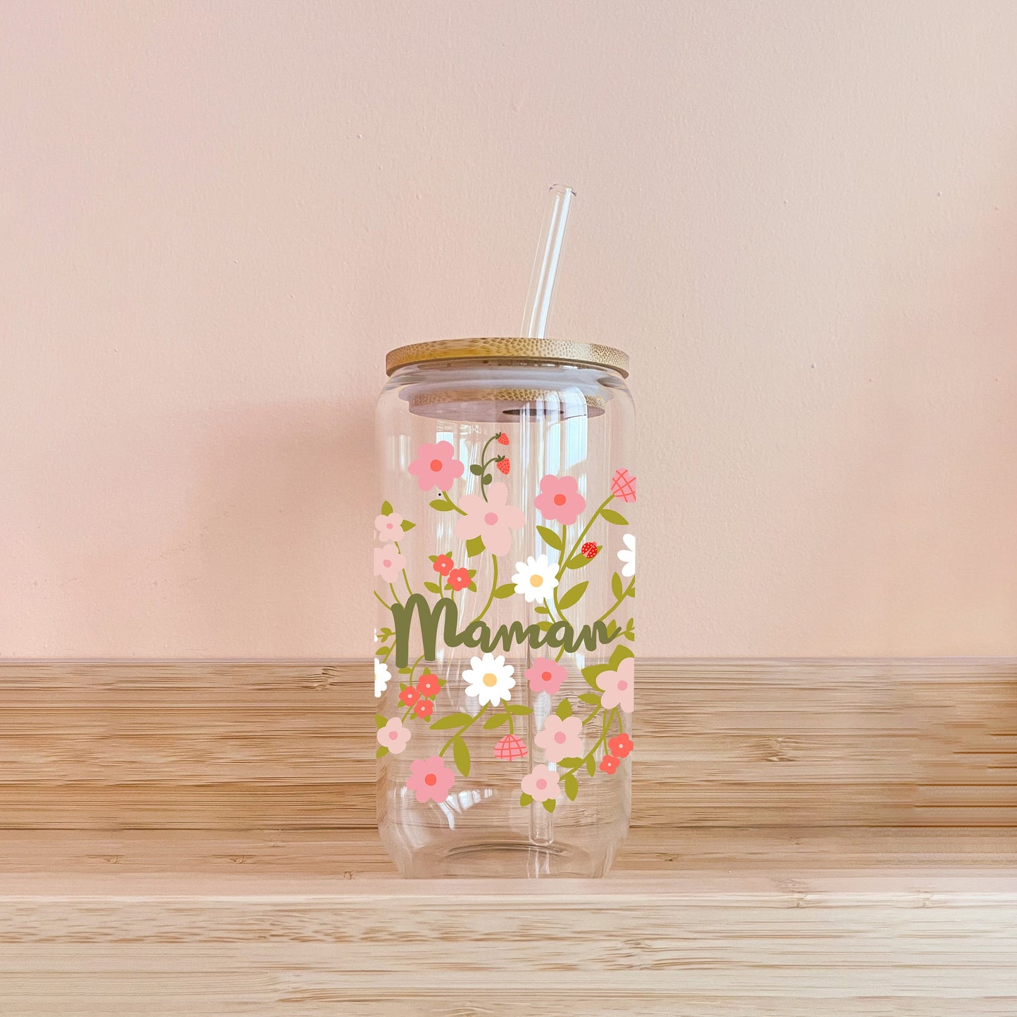Boho glass - mama Bloom