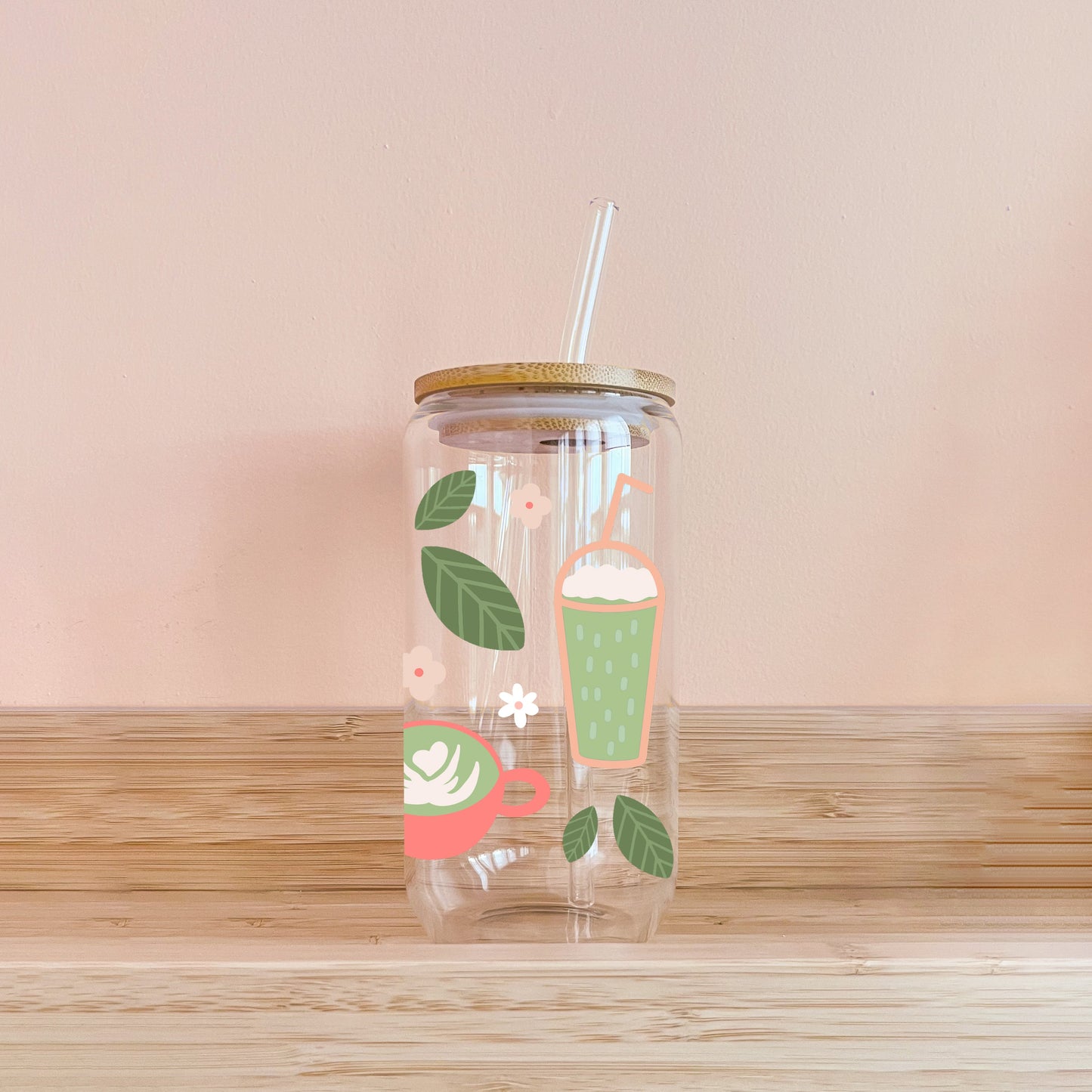 Boho-Glas - Matcha