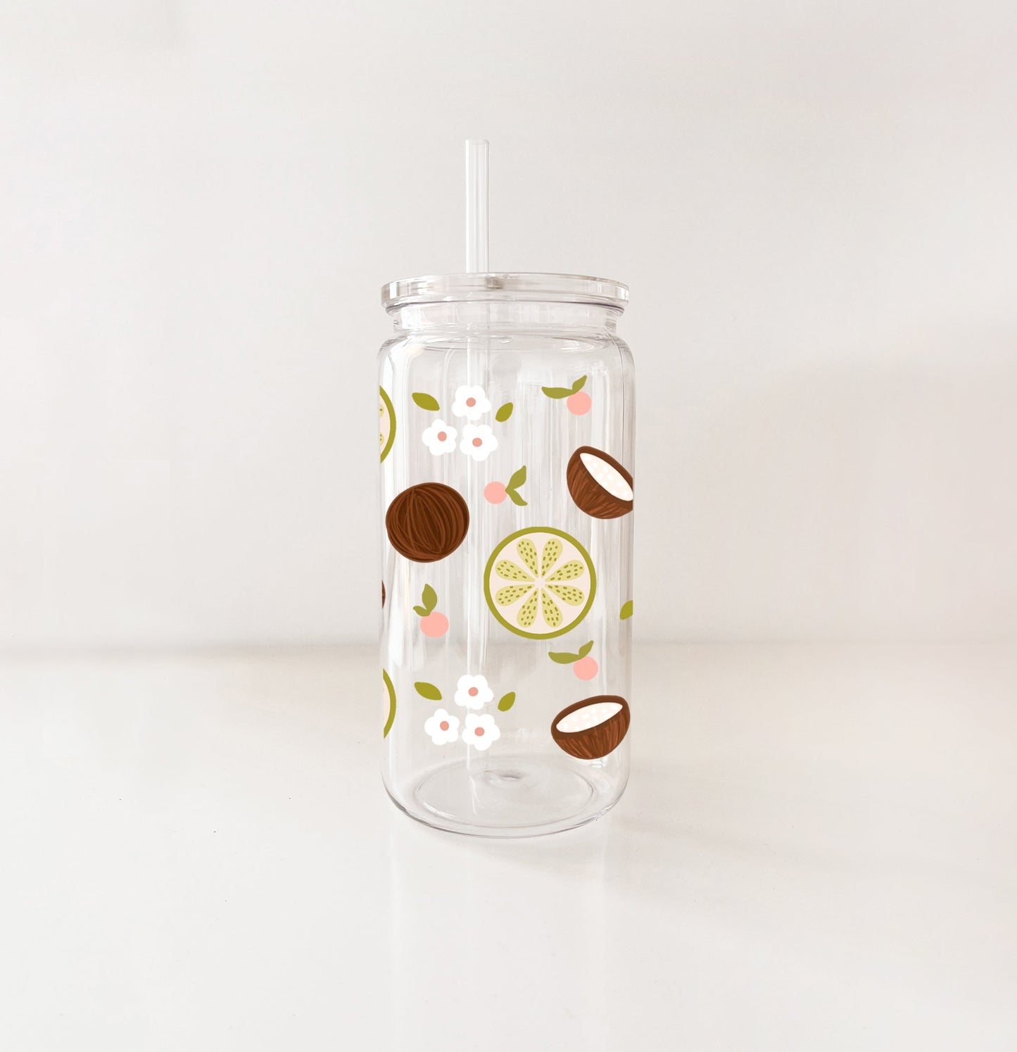 Plastikbecher – Kokosnuss-Limette