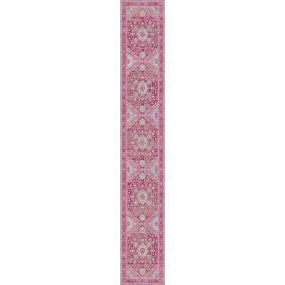 Ozana rosa-türkiser Teppich