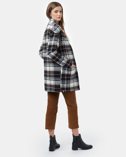 Flannel Cocoon Cardigan