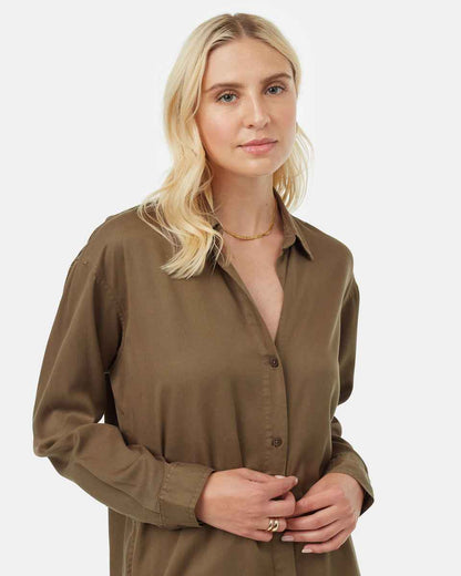 Oversized Shirt Dress