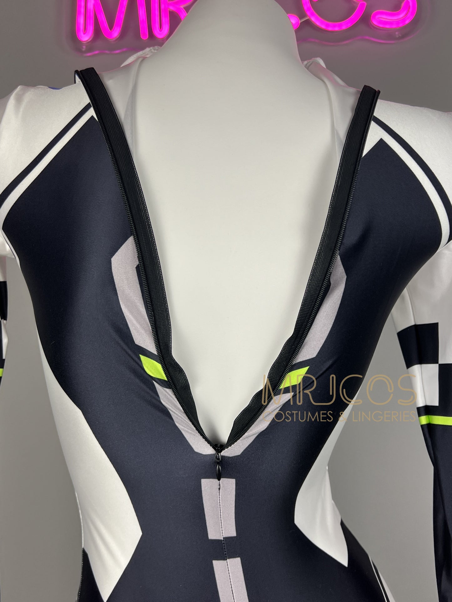 Anime Sci-fi Spandex Swimwear Cosplay Bodysuit Race Queen Costume Zentai