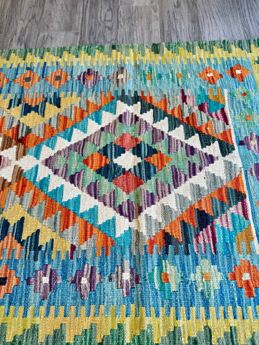 Afghan Chobi Kilim Läufer | 76 x 201 cm