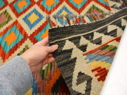 Afghan Maimana Kelim Teppich | 102 x 152 cm