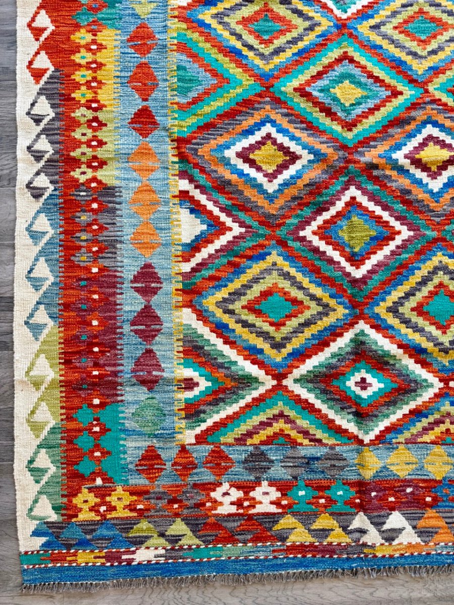 Afghan Maimana Kelim Teppich | 155 x 196 cm