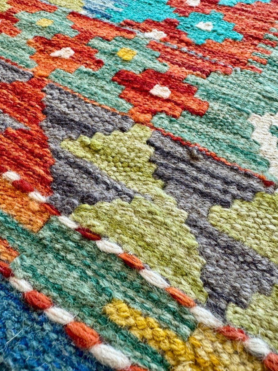 Afghan Maimana Kelim Teppich | 155 x 196 cm