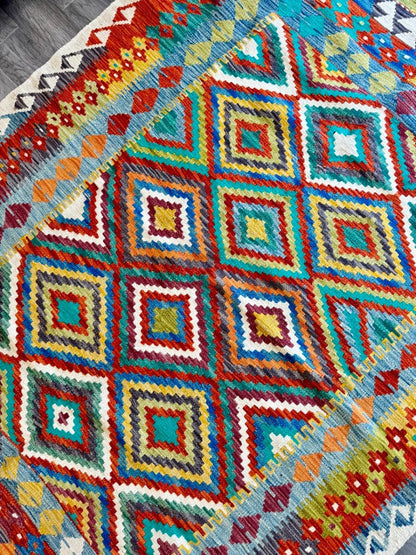 Afghan Maimana Kelim Teppich | 155 x 196 cm