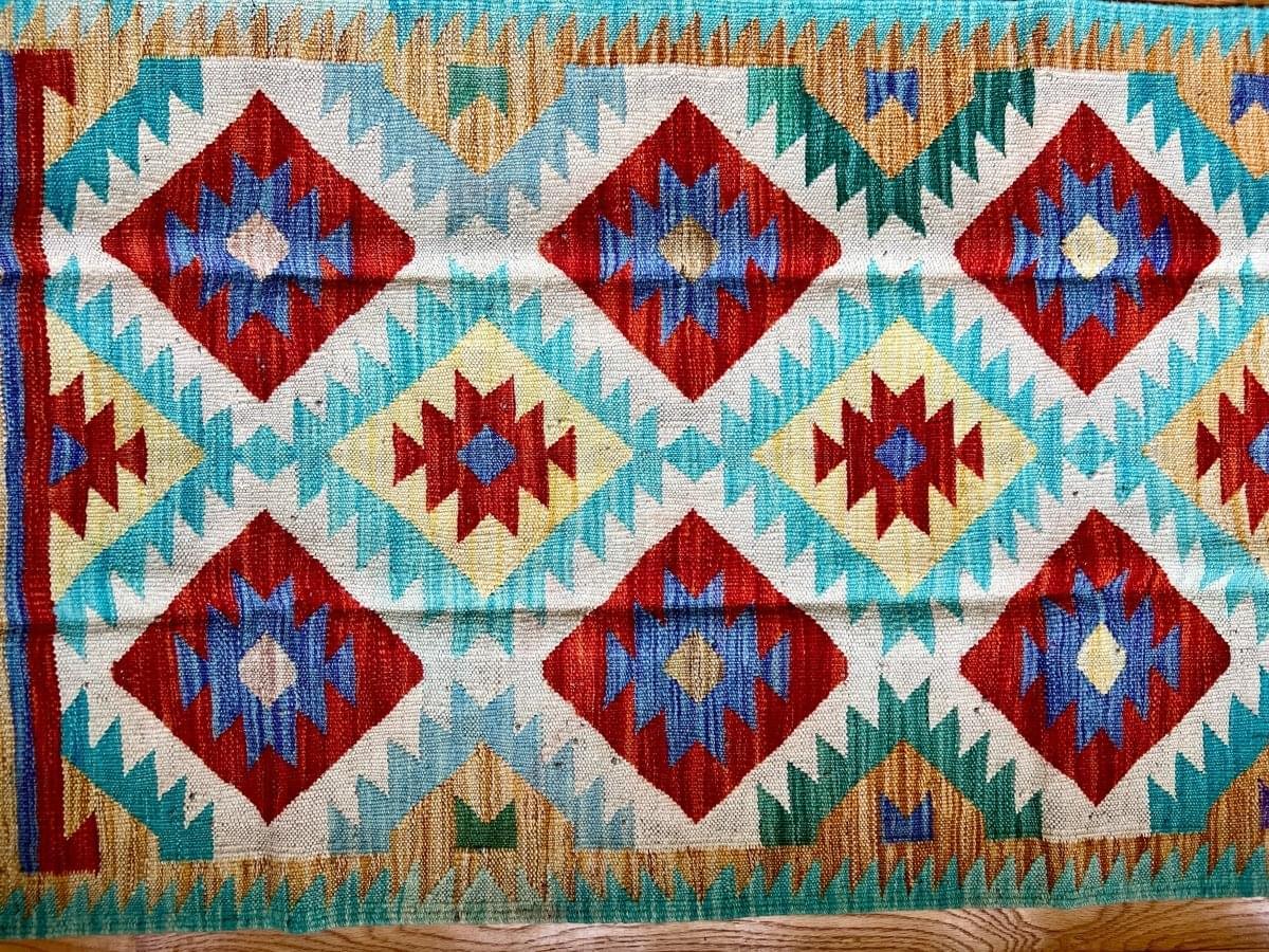 Afghan Maymana Kelim Läufer | 249 x 84 cm