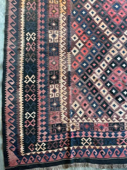 Afghan Uzbek Kilim Rug | 7' 10" x 10' 6"
