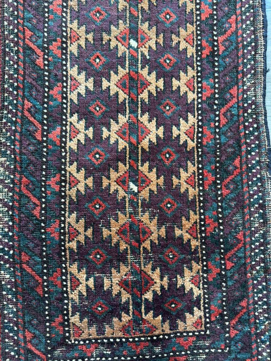 Antiker Belutsch Teppich | 0,46 x 0,91 m