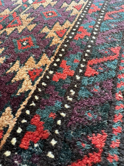 Antiker Belutsch Teppich | 0,46 x 0,91 m