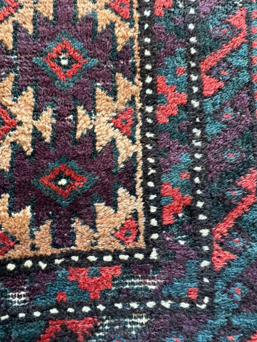 Antiker Belutsch Teppich | 0,46 x 0,91 m