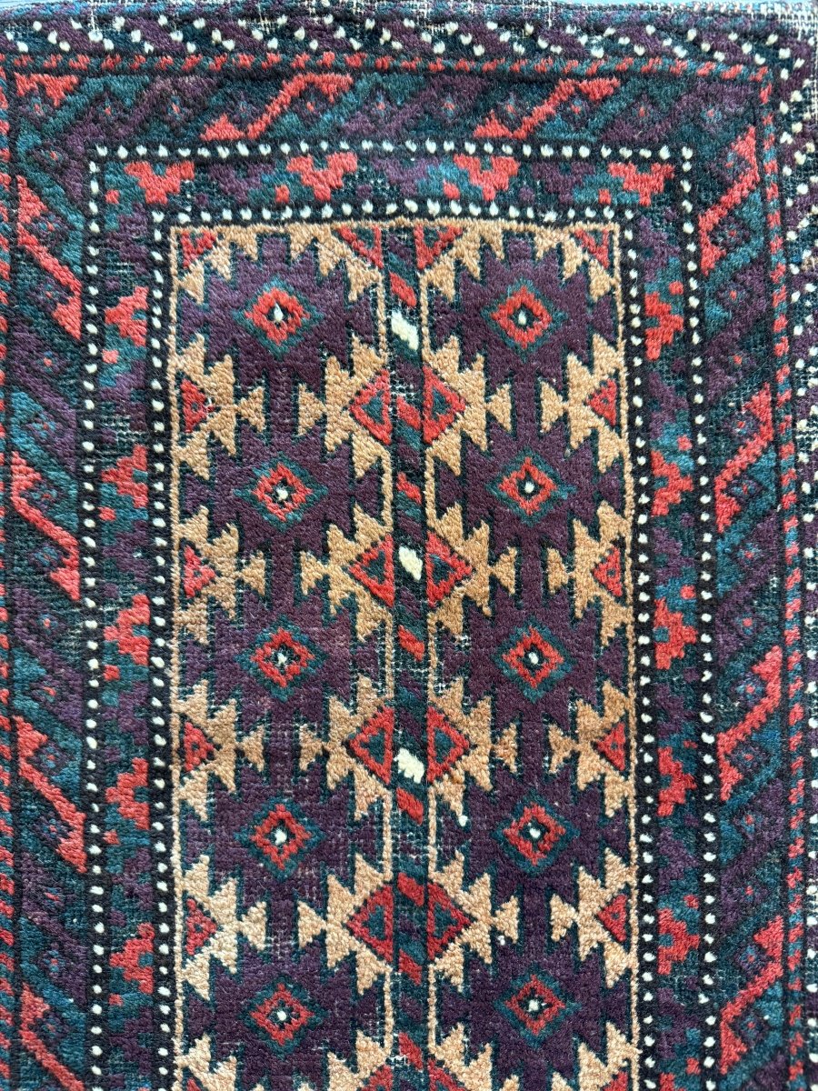 Antiker Belutsch Teppich | 0,46 x 0,91 m