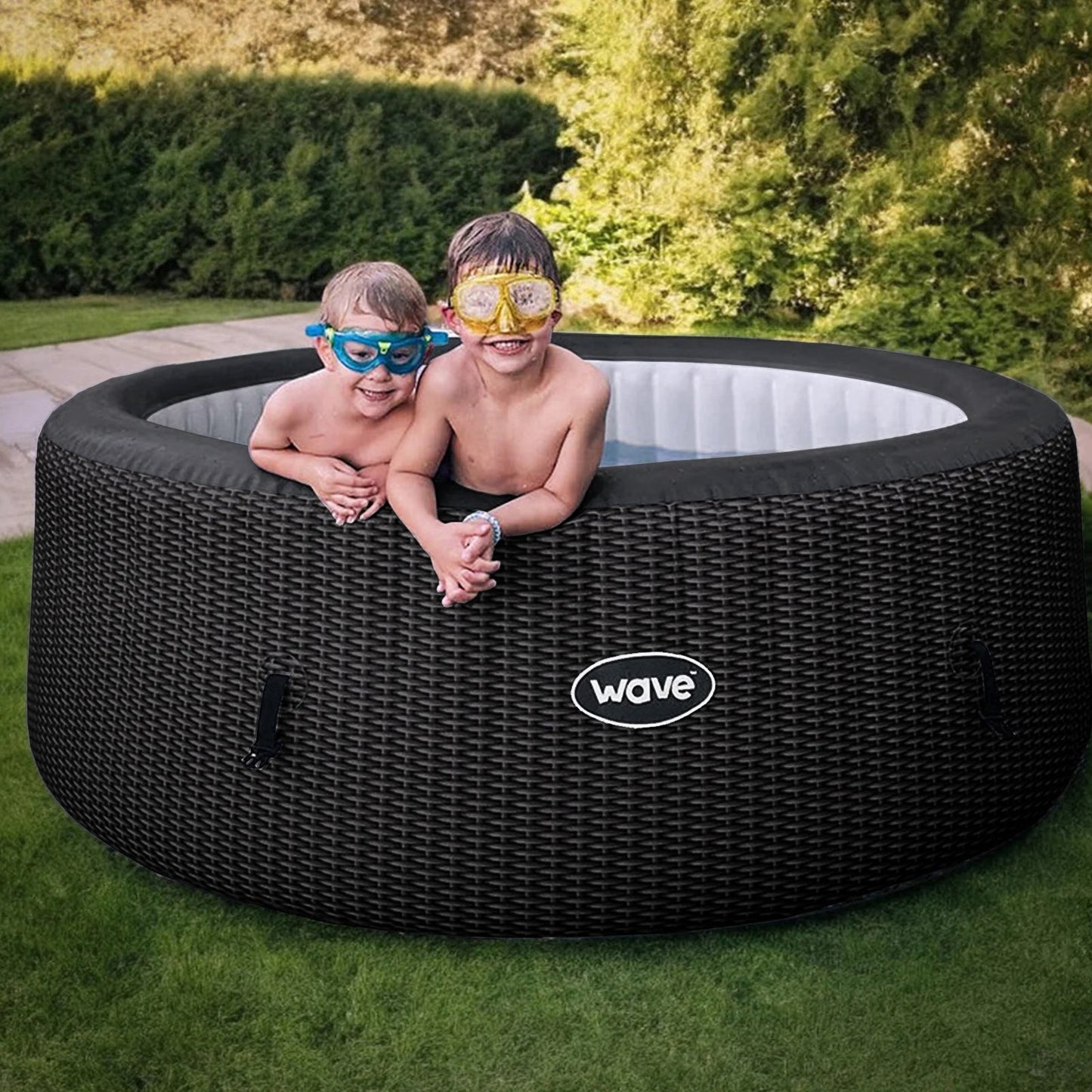 Wave | Atlantic | Aufblasbarer Whirlpool für 4–6 Personen | Rund | Integrierte Heizung