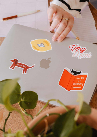 The art of controlling humans - Vinyl Sticker
