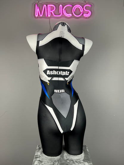 Anime Sci-Fi Spandex Cosplay Open Crotch Bodysuit Costume Lingerie Zentai