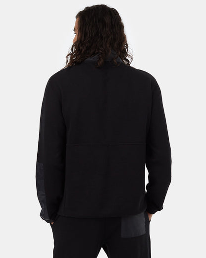 TreeFleece Half Zip mit gewebtem Einsatz